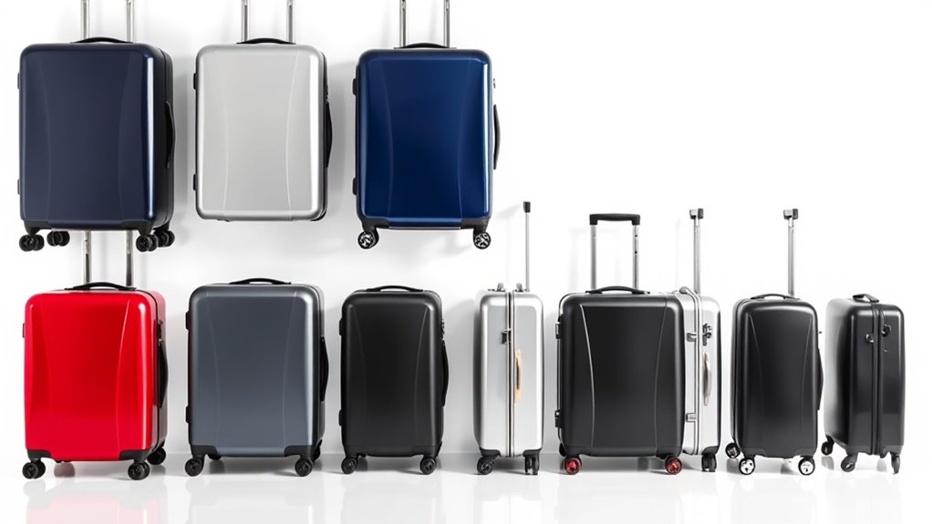 top stylish hard shell luggage