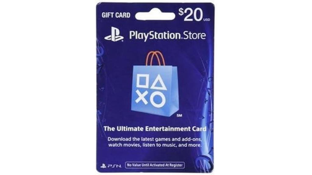 twenty dollar psn card