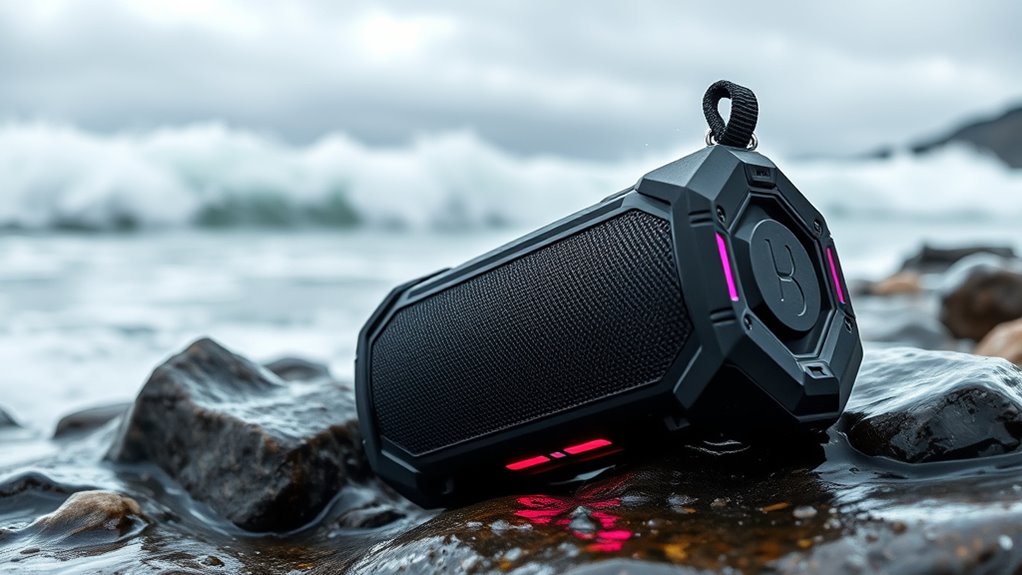 waterproof battery sound connectivity