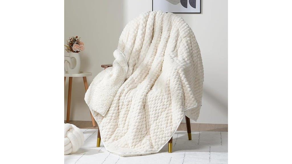wemore fleece weighted blanket