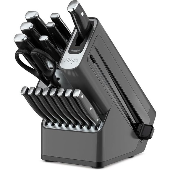 Ninja Foodi 17-Piece Knife Set with Sharpener