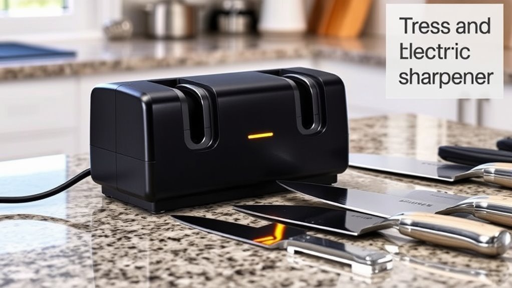 electric knife sharpener features