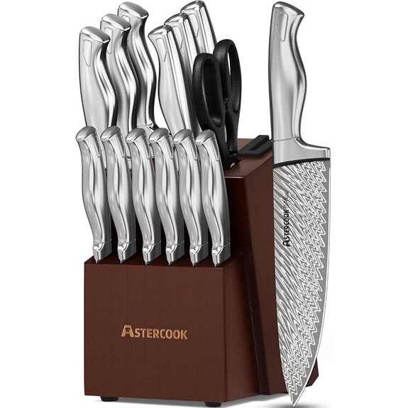 fifteen piece knife set