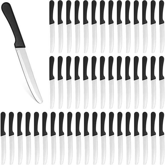 Geelin 50 Steak Knives with Plastic Handles