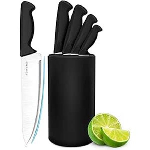 6-Piece German Stainless Steel Kitchen Knife Set