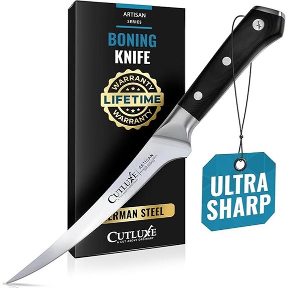 Cutluxe 6 High Carbon German Steel Boning Knife