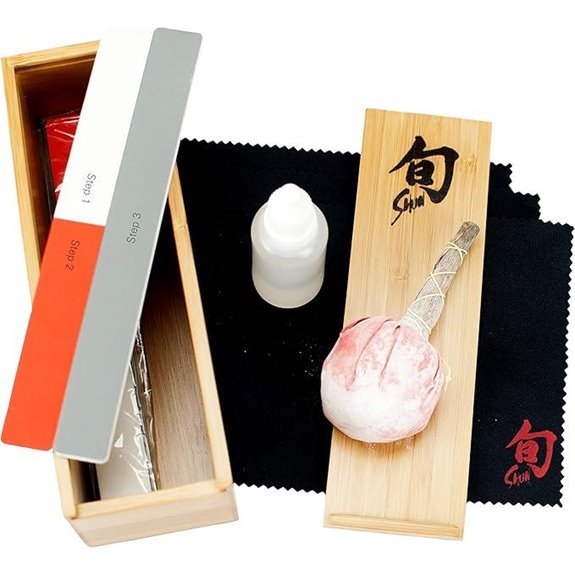 Shun Knife Care Kit for Maintenance and Polishing