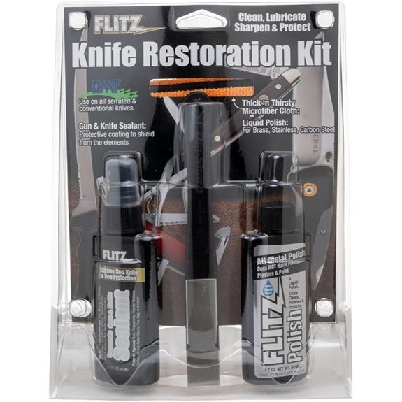 Flitz Knife Restoration Kit with Polish and Sharpener