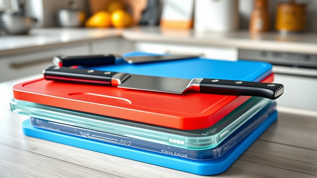 knife safe plastic cutting boards