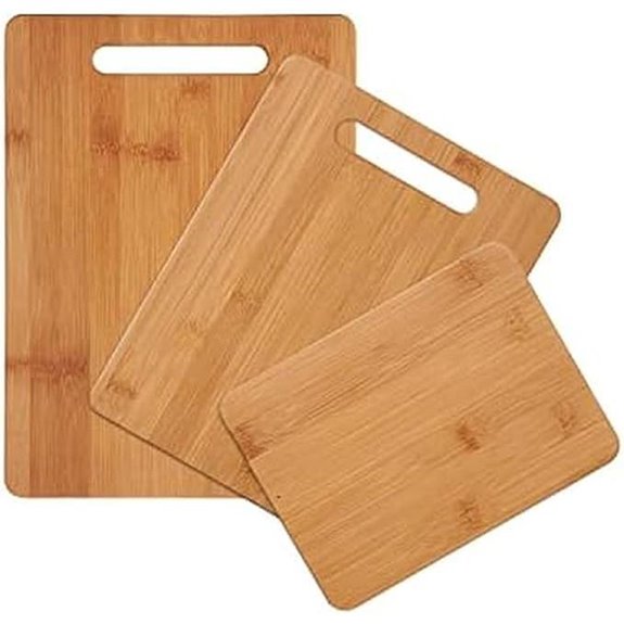 Farberware 3-Piece Wooden Cutting Board Set