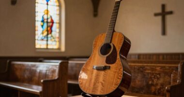 acoustic guitars enhance worship