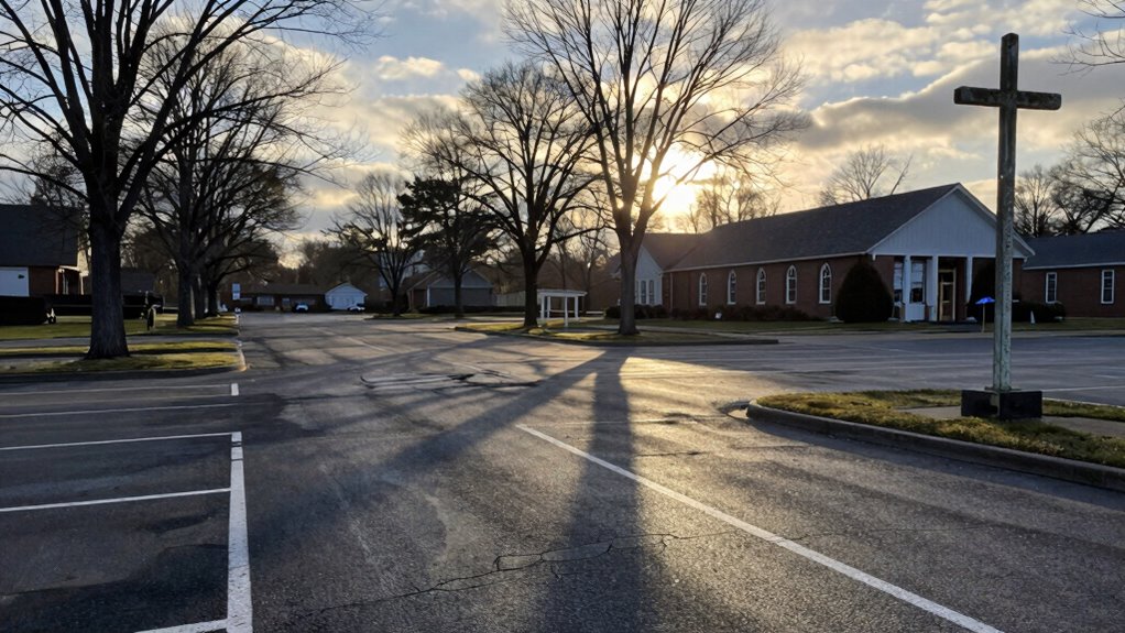church parking lot security