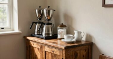 coffee station enhances hospitality