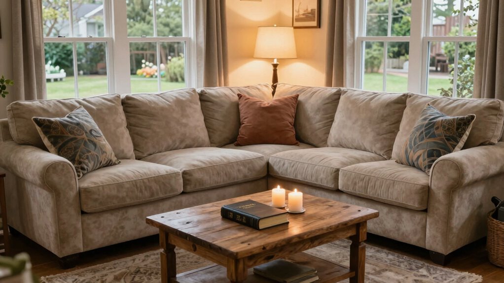 comfortable spacious congregation seating