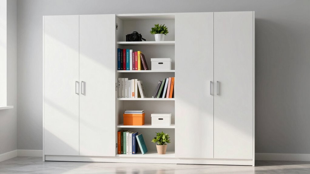 hidden clutter organized workspace
