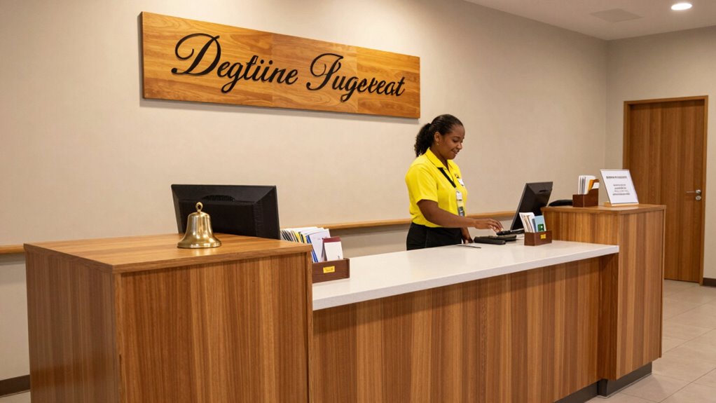improved reception area design