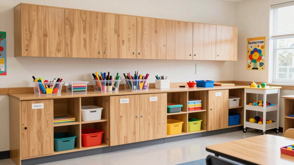 interactive colorful adaptable storage