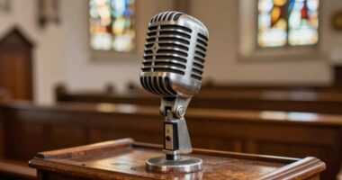mic setup for sermons