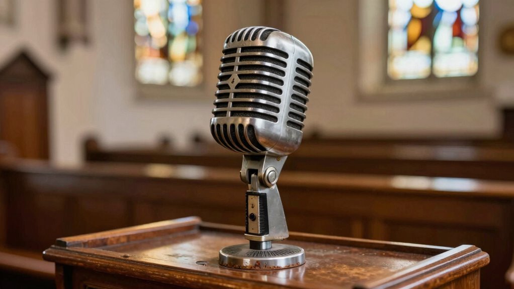 mic setup for sermons