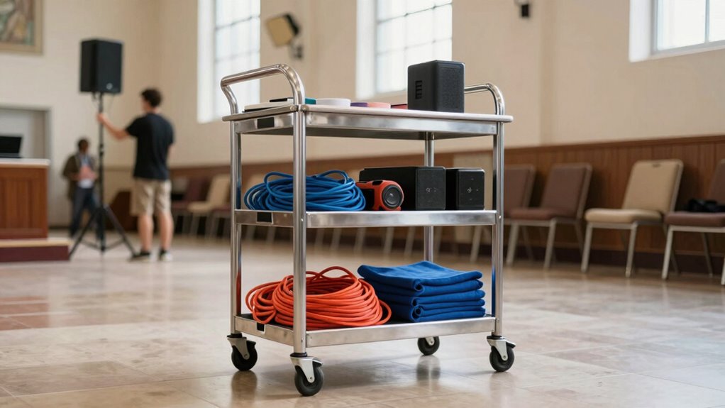 mobile carts enhance ministry setups