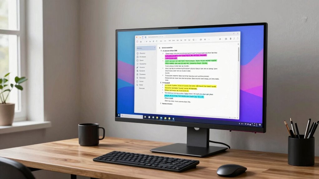 optimal monitor size and ergonomics