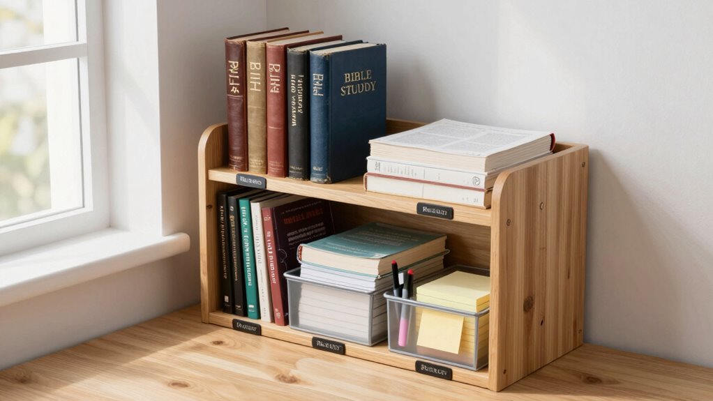 organized bible study environment