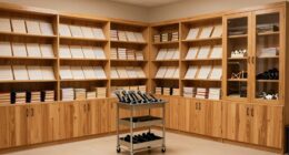 organized choir storage system