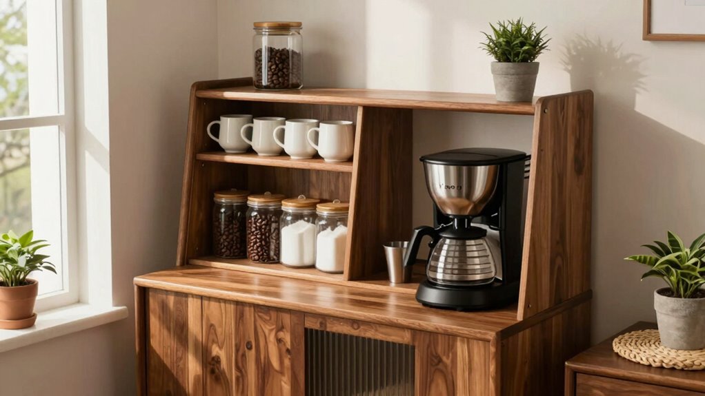 organized hospitality beverage station