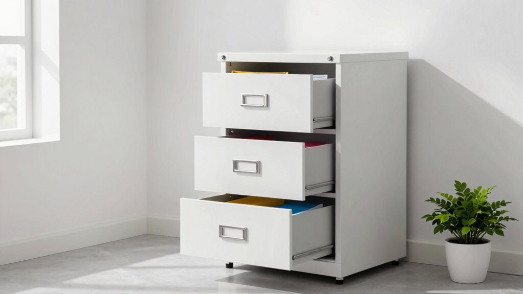 organized office storage solution