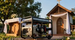 outdoor church generator options
