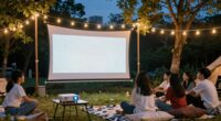 outdoor youth movie night