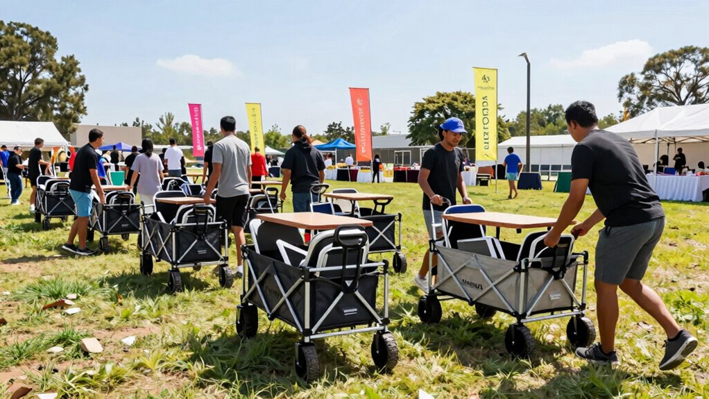 portable easy to transport wagons