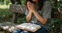 praying with scripture open