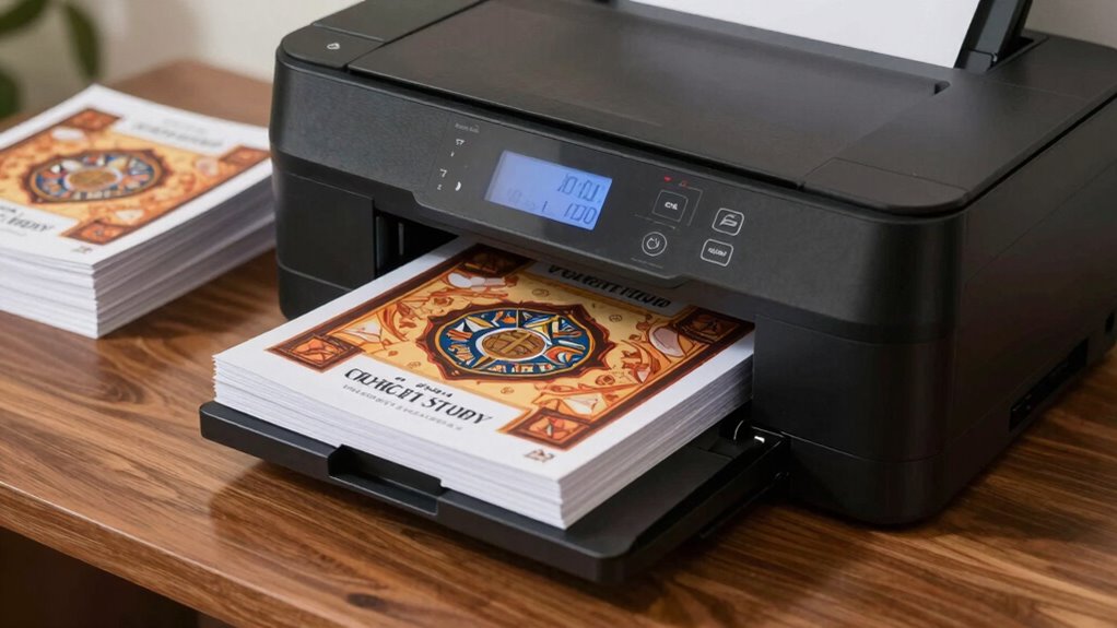 printer features for study guides