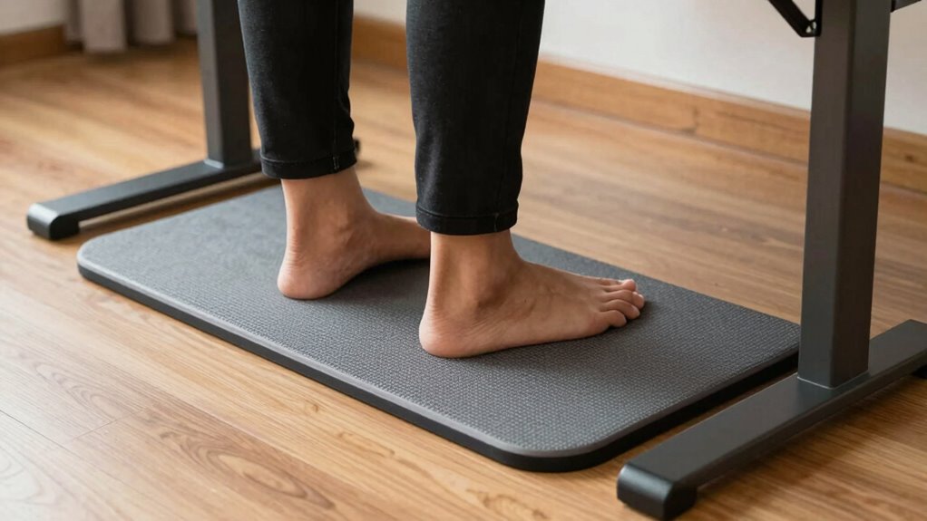 reduces discomfort during standing