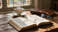 reflecting thoughtfully on scripture