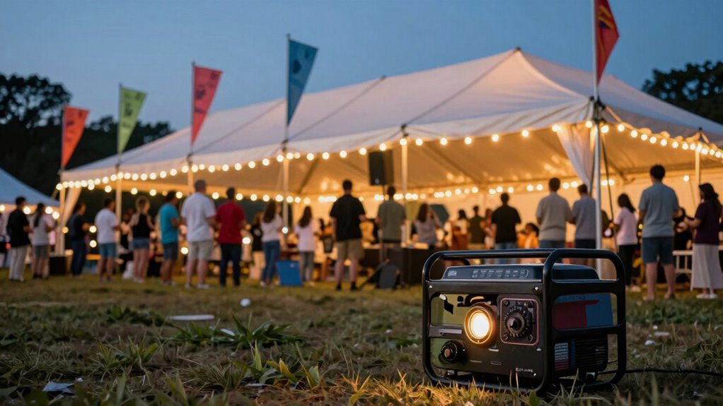 reliable power ensures event success