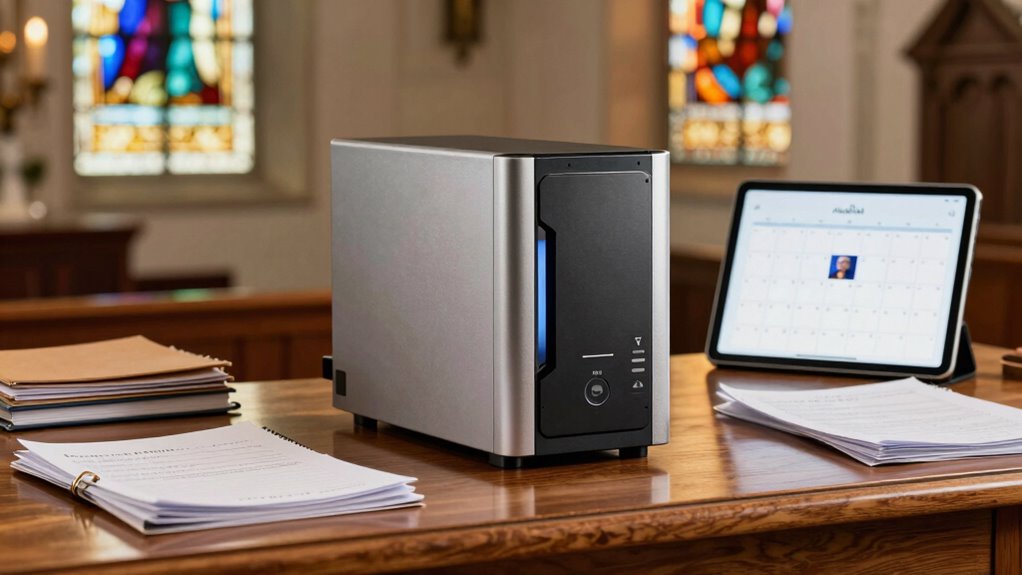 secure scalable sermon storage