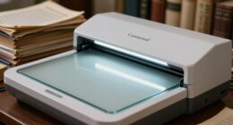 silent archival document scanner