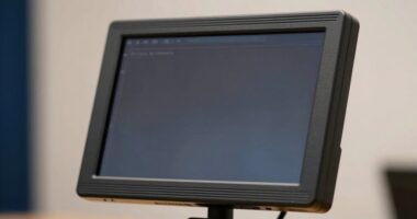 teleprompter monitor features