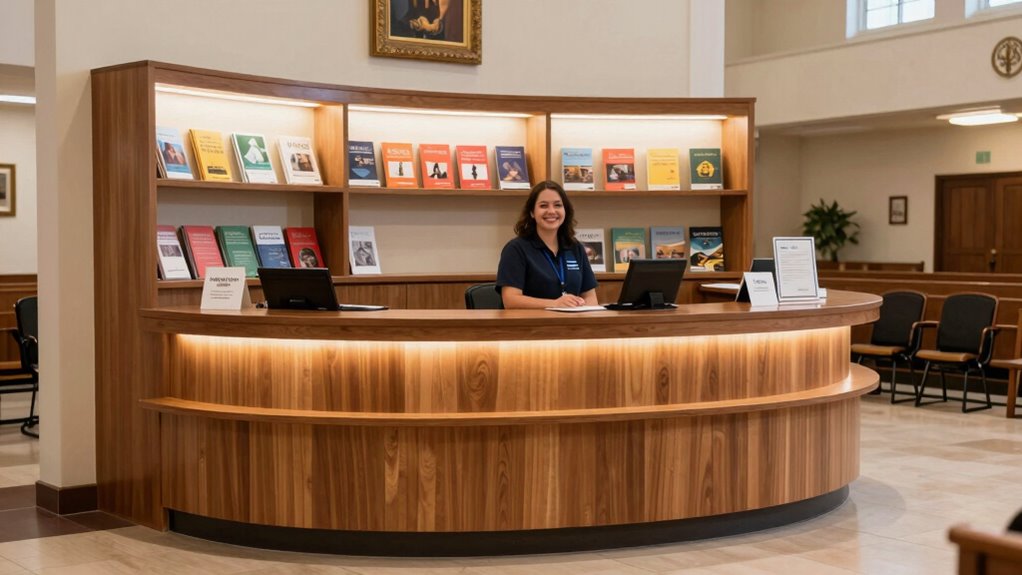 welcoming accessible organized space