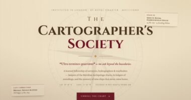 The Cartographer's Society — est. 1831 (FABLE/175)