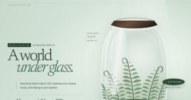Vivarium № 55 — A Sealed Glass World (FABLE/175)