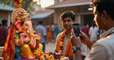 Ganesh Chaturthi Surges In Global Coverage